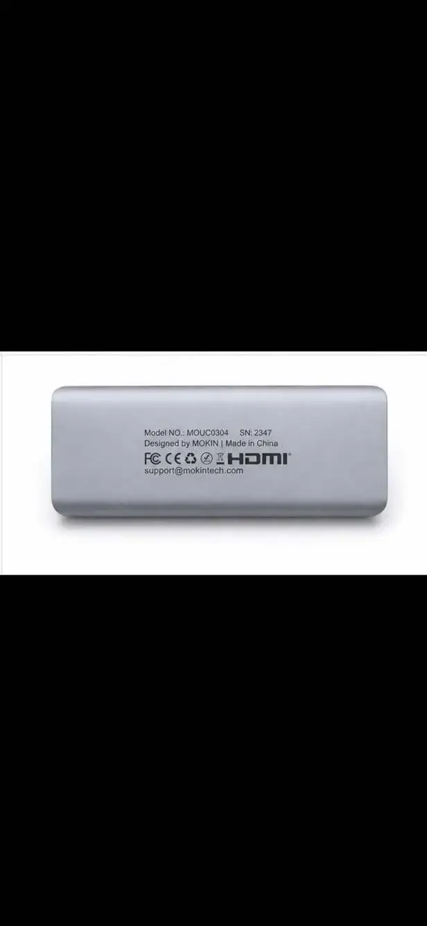 MOKiN MOUC0304 USB-C Multiport Hub Adapter with Dual HDMI, DP, and Card Readers